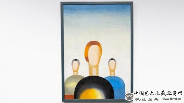 “Three Figures”被毁坏前，图自《艺术新闻报》